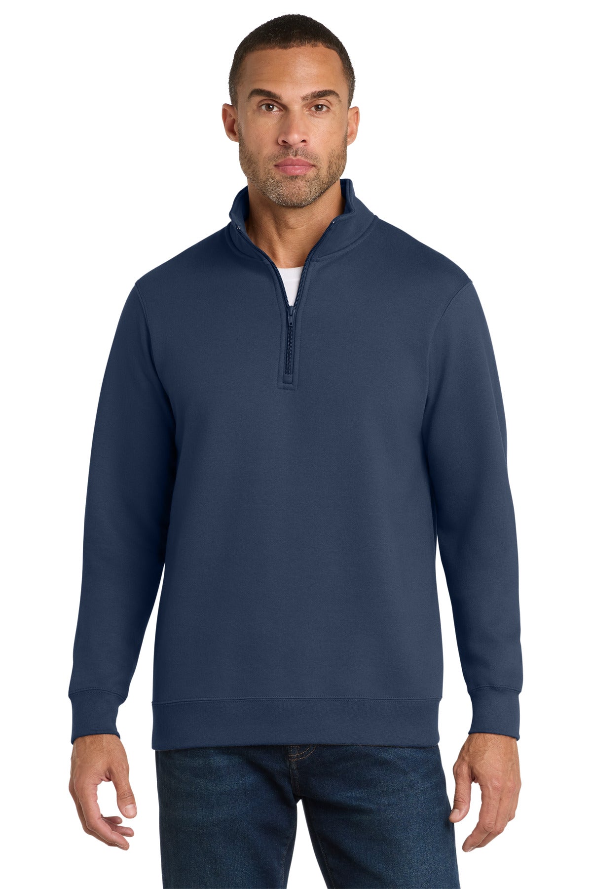 Port & Co Fan Favorite Fleece 1/4-Zip Pullover Sweatshirt