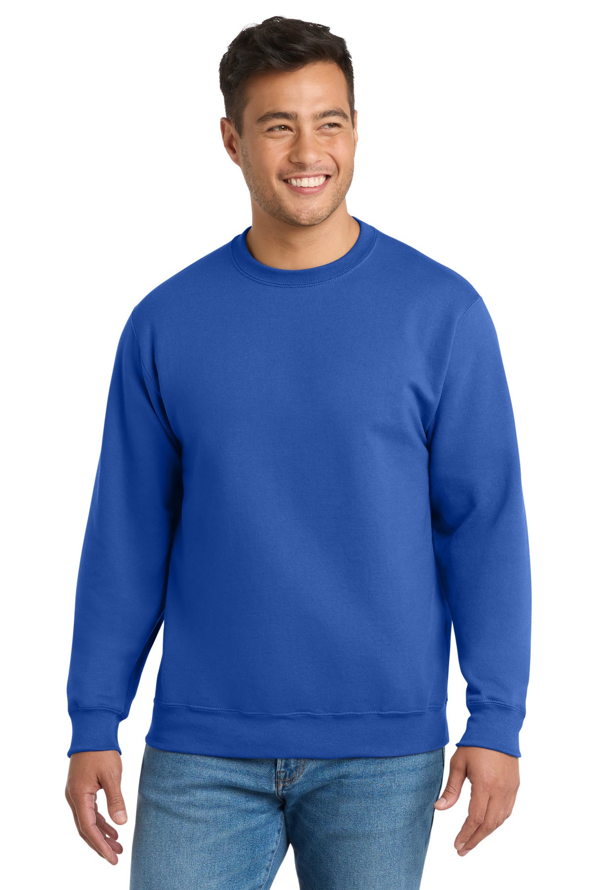 Port & Co Tall Essential Fleece Crewneck Sweatshirt