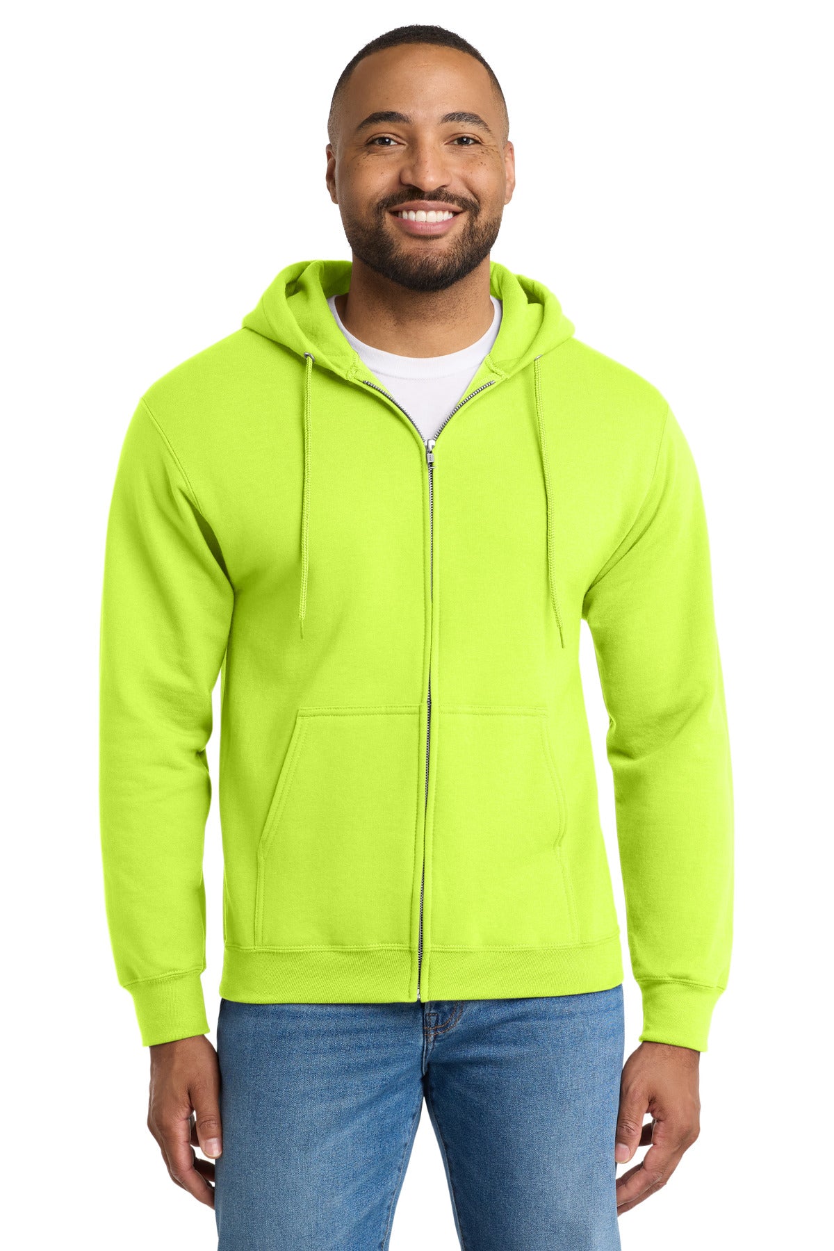 Port & Co Tall Essential Fleece Full-Zip Hooded Sweatshirt