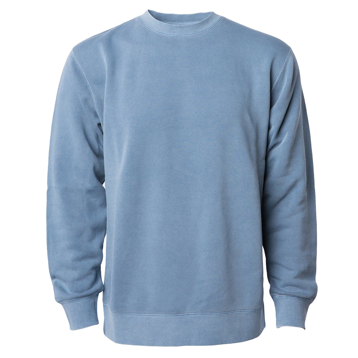 Independent Trading Company Unisex Midweight Pigment Dyed Crew Neck