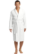 Port Authority Checkered Terry Shawl Collar Robe