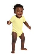 Rabbit Skins Infant Short Sleeve Baby Rib Bodysuit