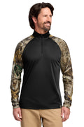Russell Outdoors Realtree Colorblock Performance 1/4-Zip