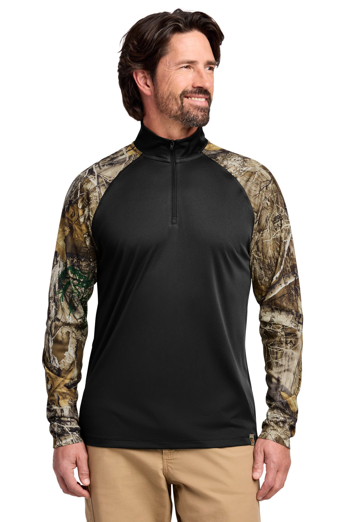 Russell Outdoors Realtree Colorblock Performance 1/4-Zip