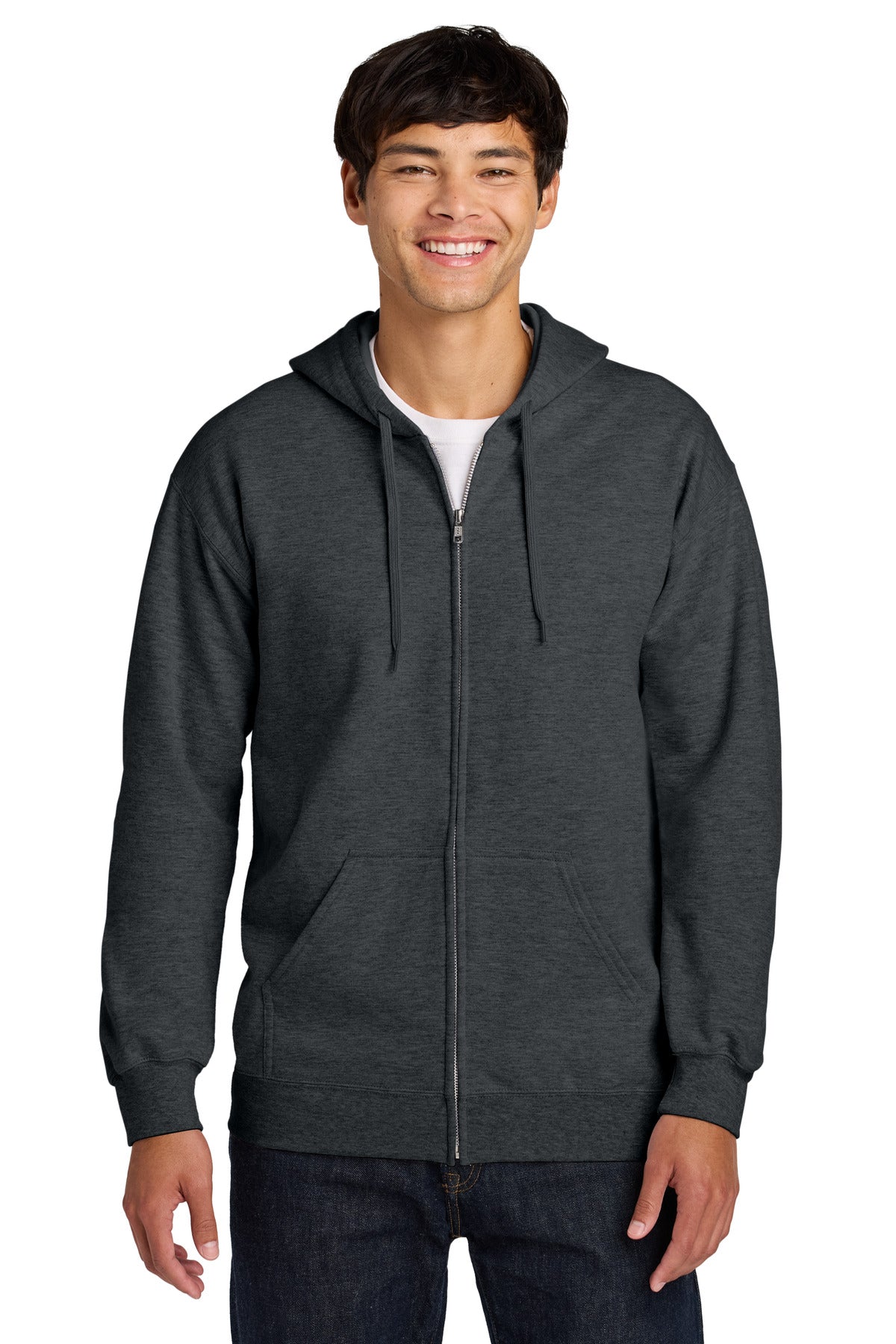 Gildan Softstyle Midweight Fleece Full-Zip Hooded Sweatshirt