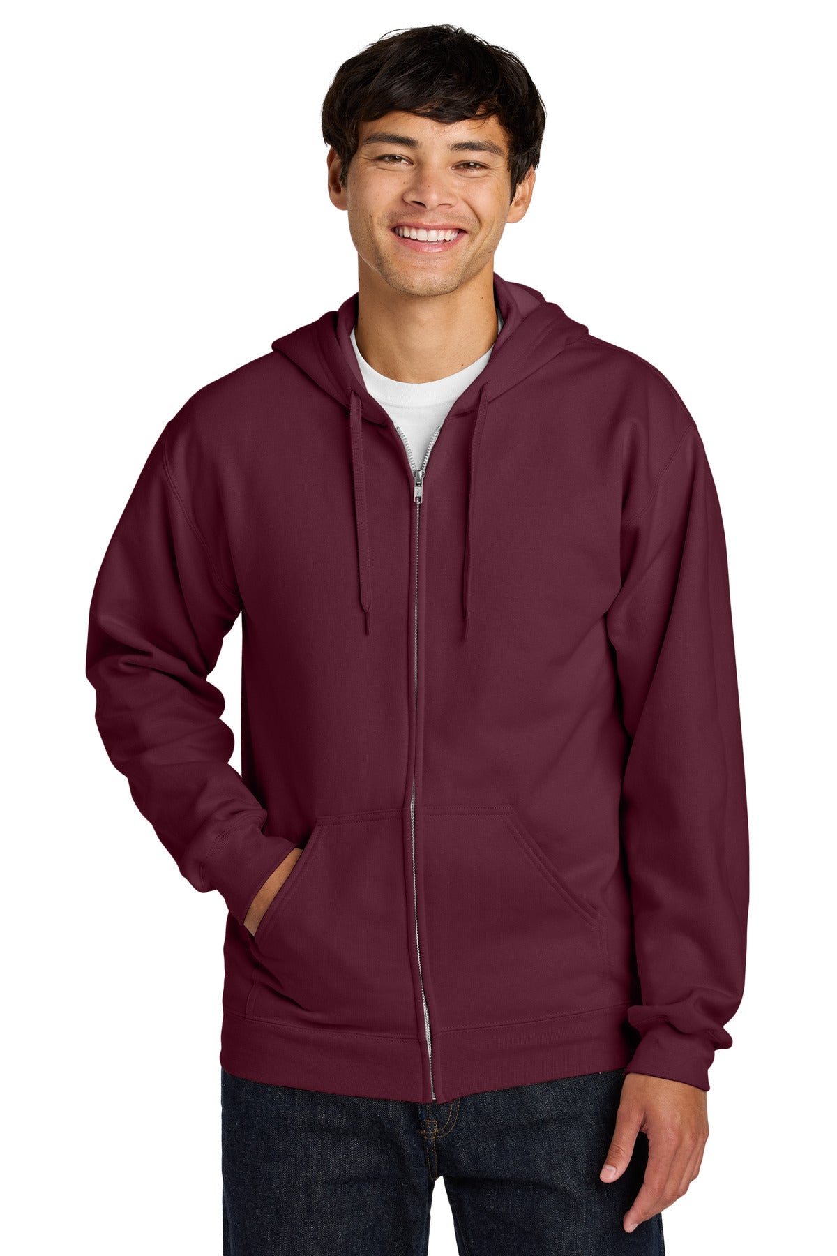 Gildan Softstyle Midweight Fleece Full-Zip Hooded Sweatshirt