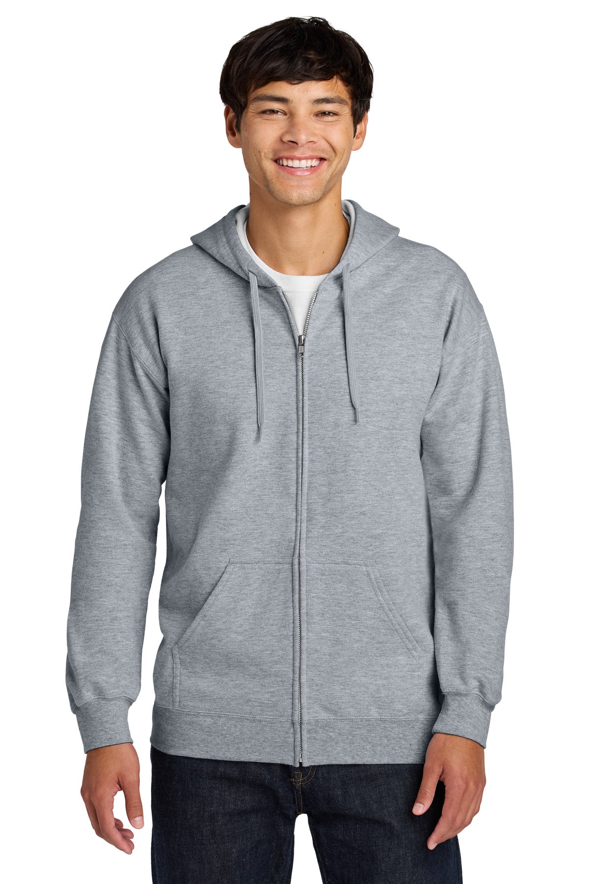 Gildan Softstyle Midweight Fleece Full-Zip Hooded Sweatshirt