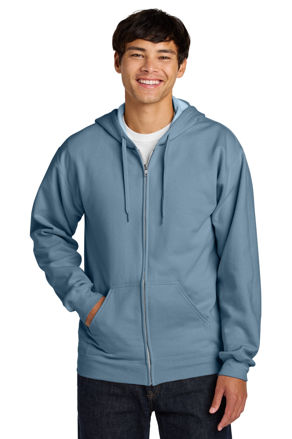 Gildan Softstyle Midweight Fleece Full-Zip Hooded Sweatshirt