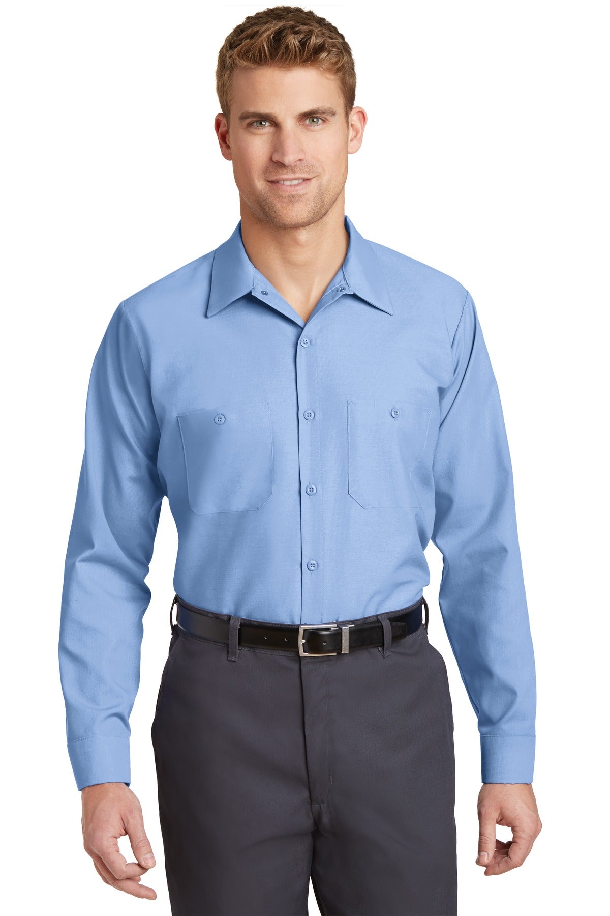Red Kap Long Sleeve Industrial Work Shirt