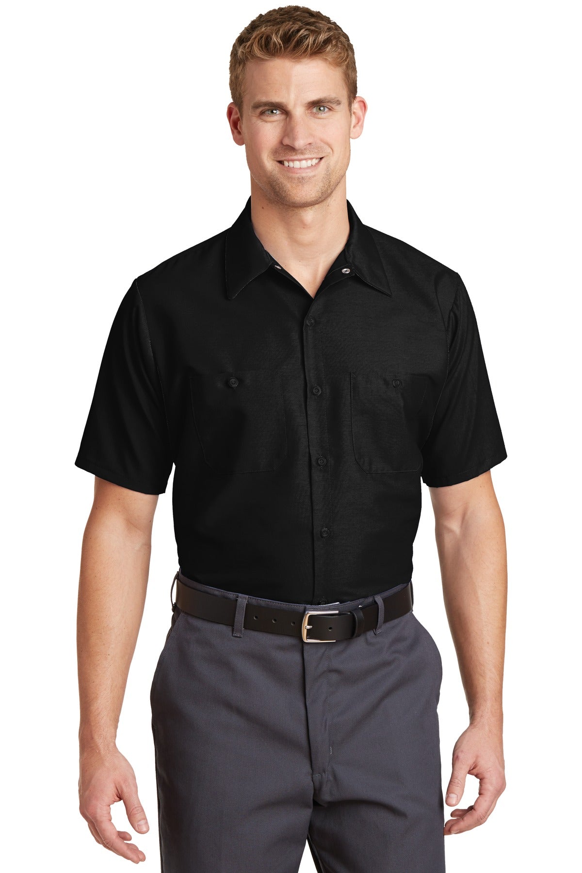 Red Kap Short Sleeve Industrial Work Shirt