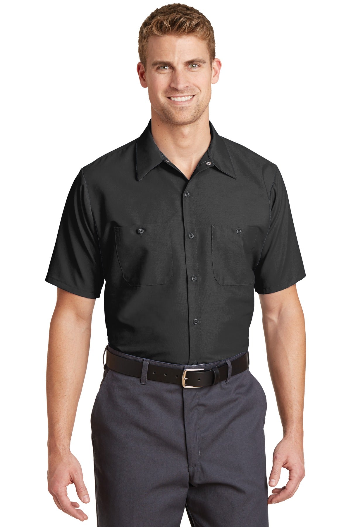 Red Kap Short Sleeve Industrial Work Shirt