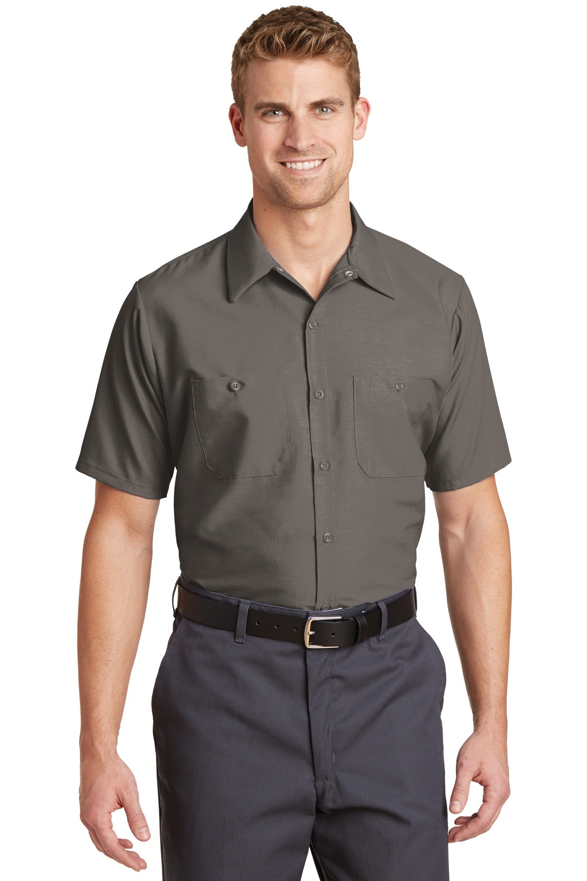 Red Kap Short Sleeve Industrial Work Shirt