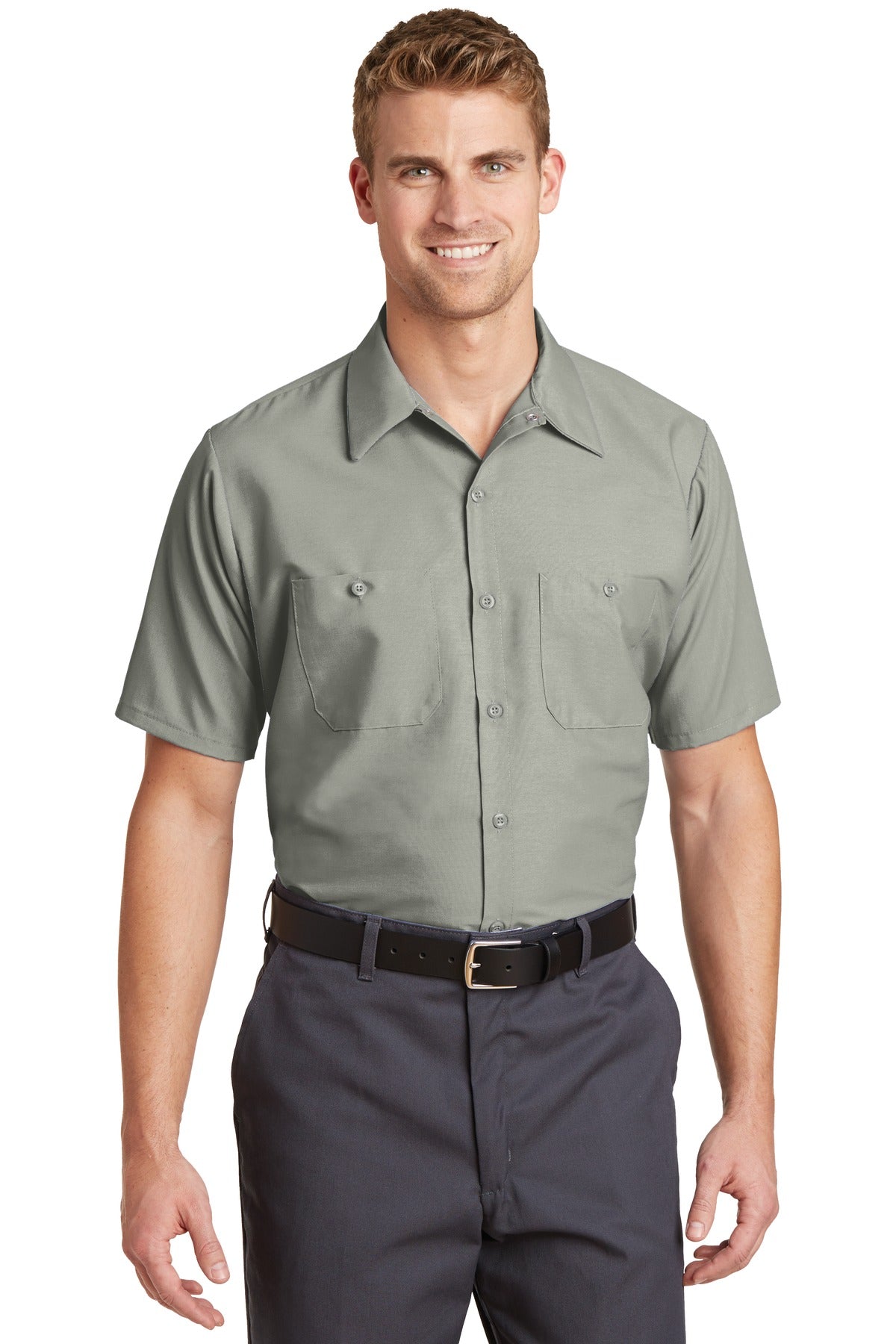 Red Kap Short Sleeve Industrial Work Shirt