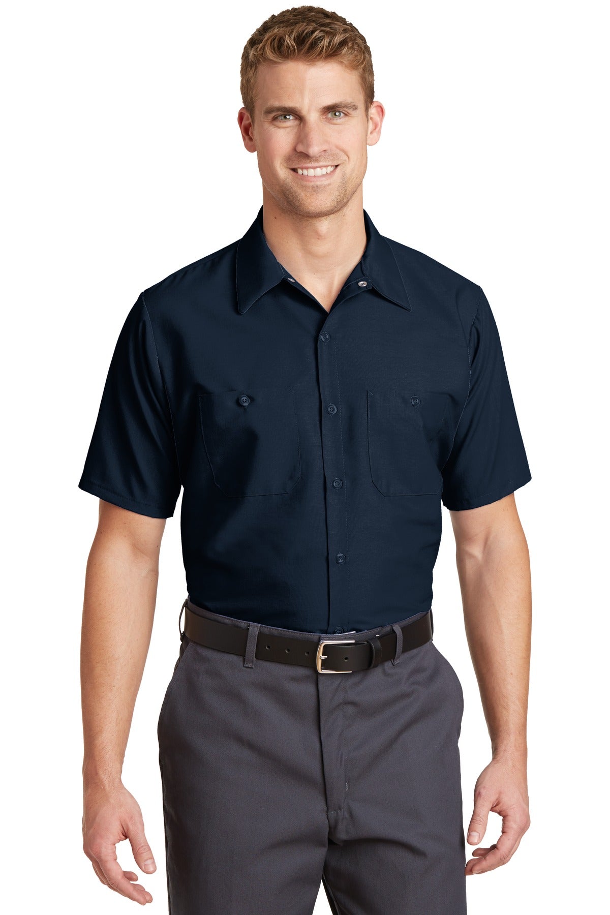 Red Kap Short Sleeve Industrial Work Shirt