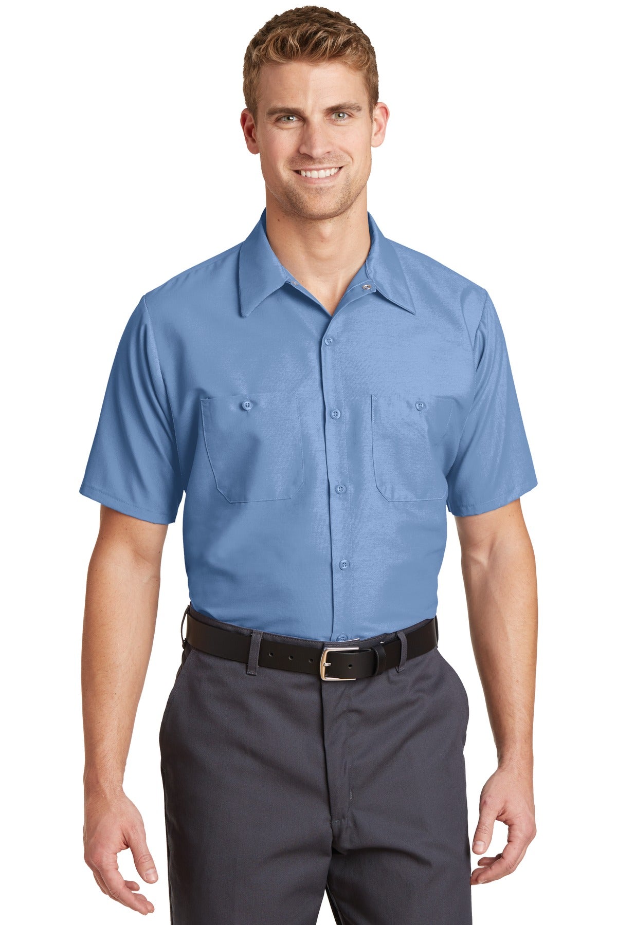 Red Kap Short Sleeve Industrial Work Shirt