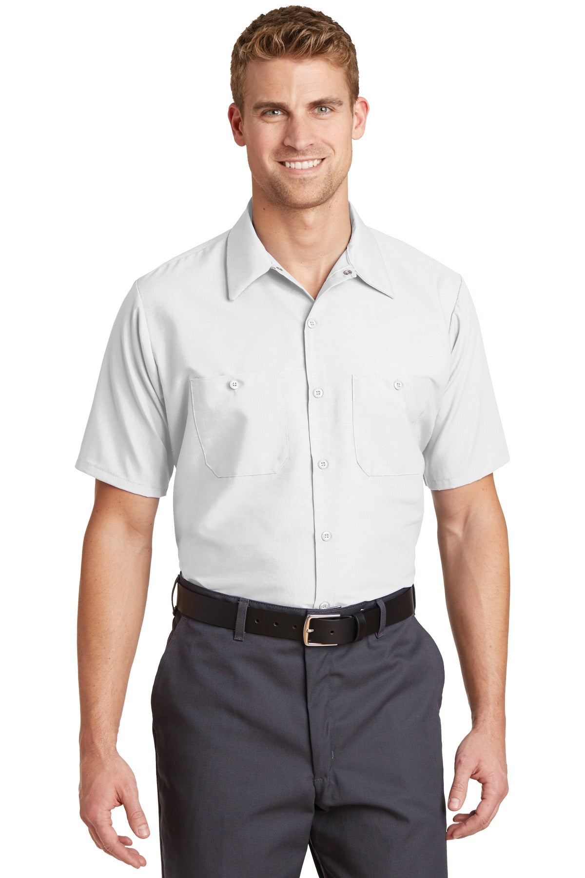 Red Kap Short Sleeve Industrial Work Shirt