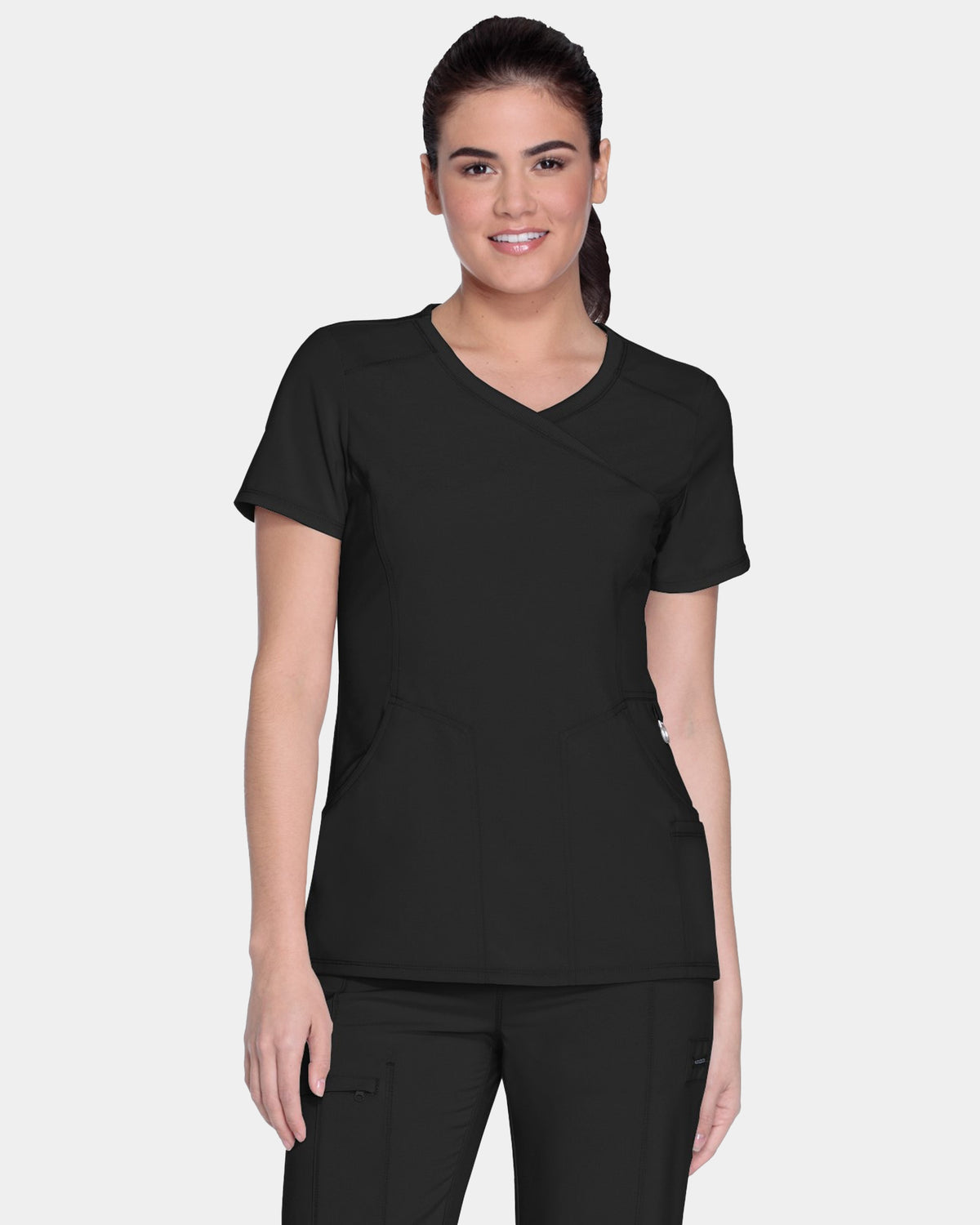 Infinity - Women's 4 Pocket Mock Wrap Top (All Colors)