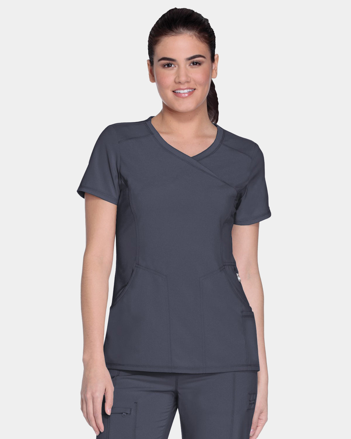 Infinity - Women's 4 Pocket Mock Wrap Top (All Colors)
