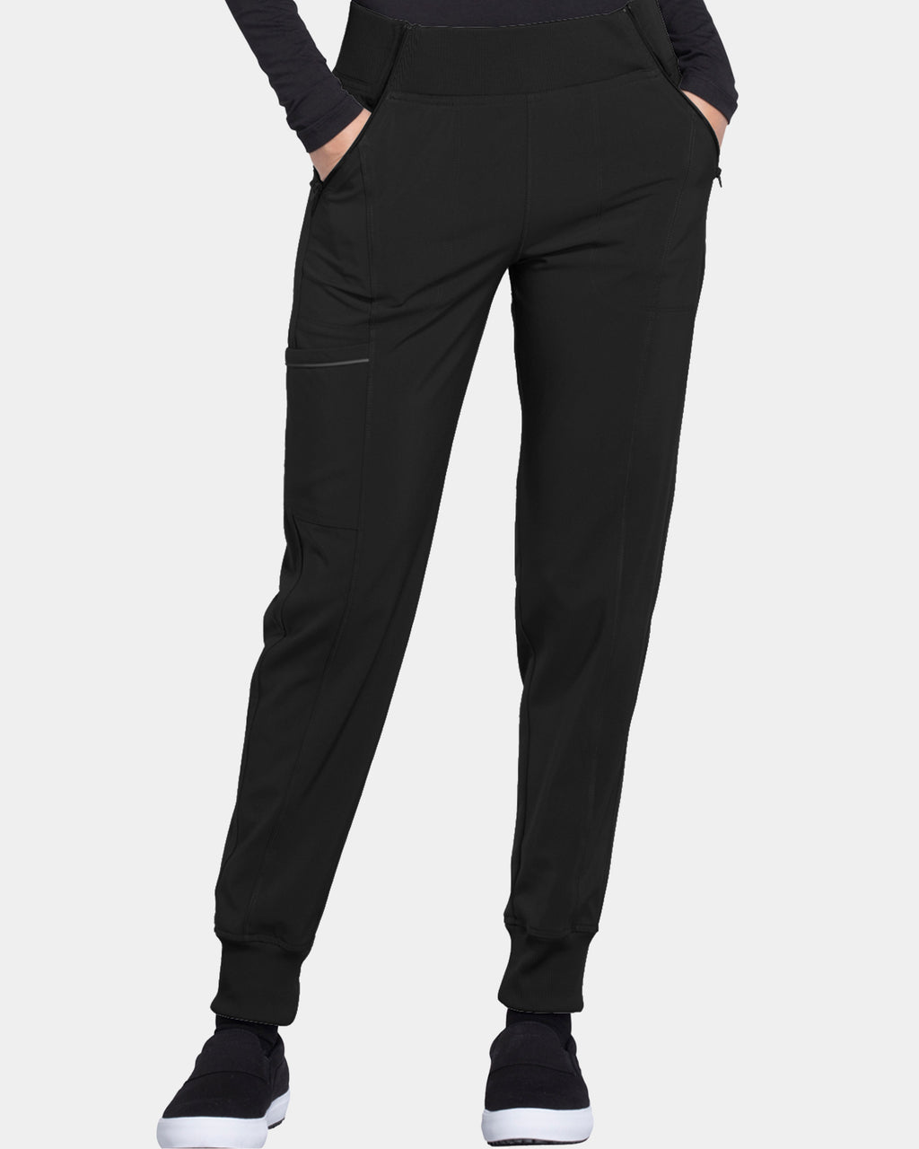 Infinity - Women's Rib-knit Elastic Mid Rise Jogger Pant (All Colors)