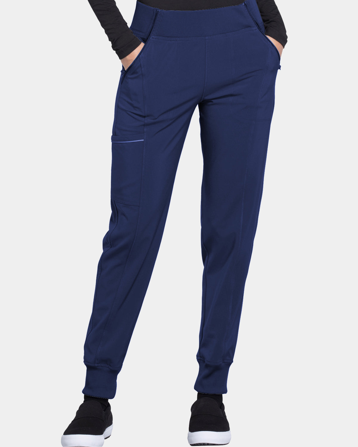 Infinity - Women's Rib-knit Elastic Mid Rise Jogger Pant (All Colors)