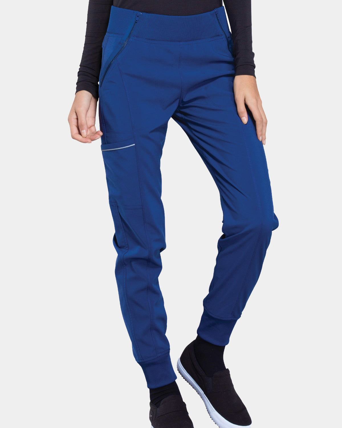 Infinity - Women's Rib-knit Elastic Mid Rise Jogger Pant (All Colors)