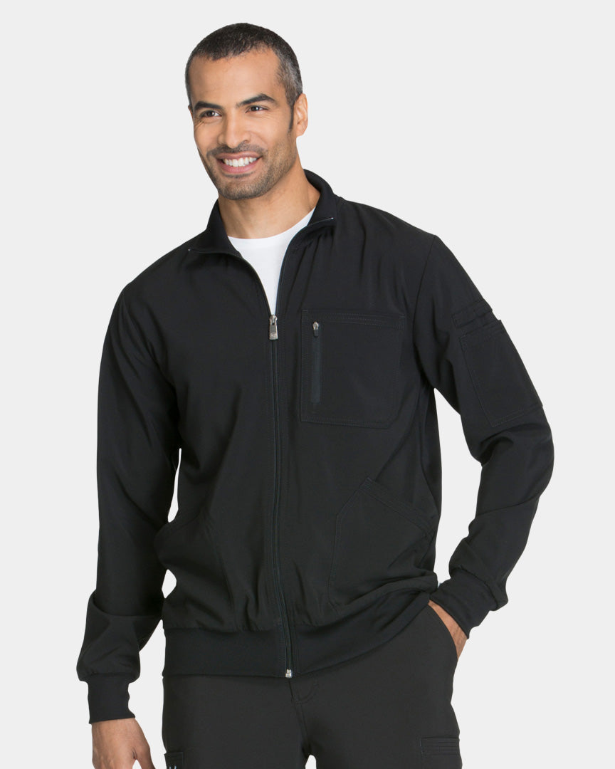Infinity - Men'sModern Fit Zip Front Collared Jacket (All Colors)