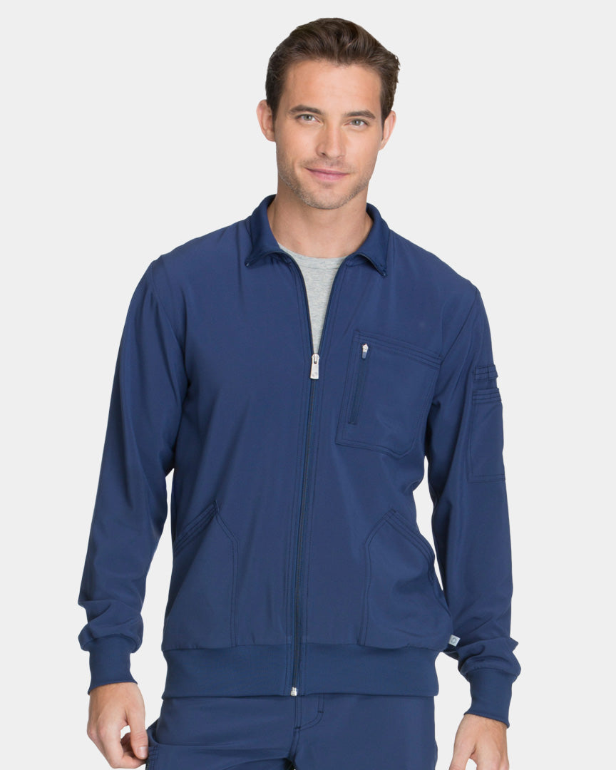 Infinity - Men'sModern Fit Zip Front Collared Jacket (All Colors)