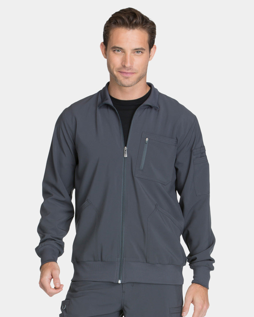 Infinity - Men'sModern Fit Zip Front Collared Jacket (All Colors)