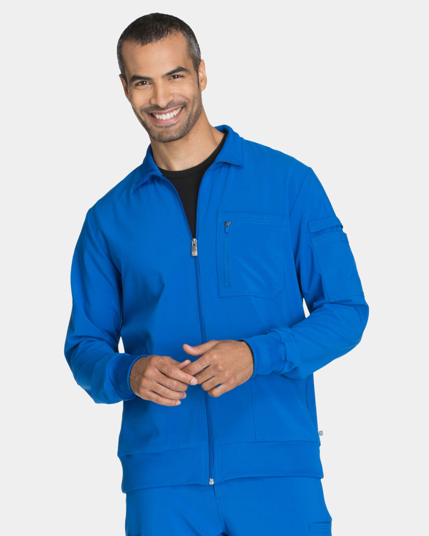 Infinity - Men'sModern Fit Zip Front Collared Jacket (All Colors)