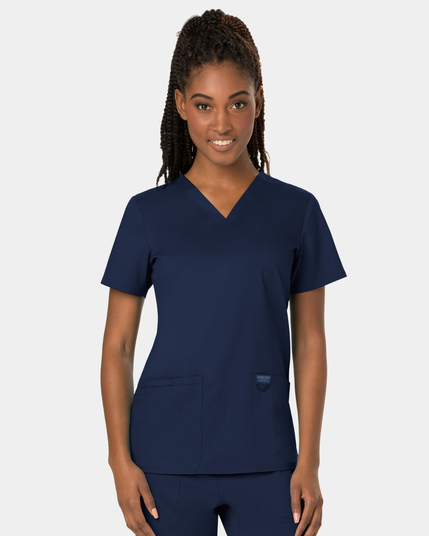 Cherokee - Workwear Revolution - Women's V-Neck Top (All Colors)
