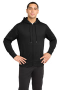Sport-Tek Sport-Wick Fleece Full-Zip Hooded Jacket