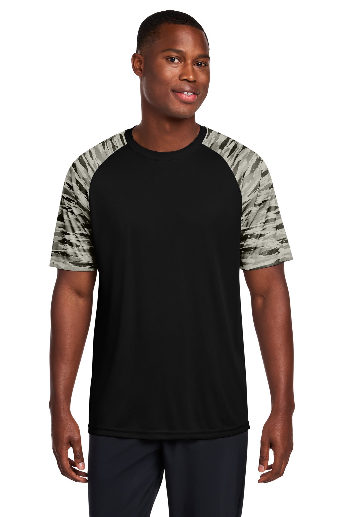 Sport-Tek Drift Camo Colorblock Tee