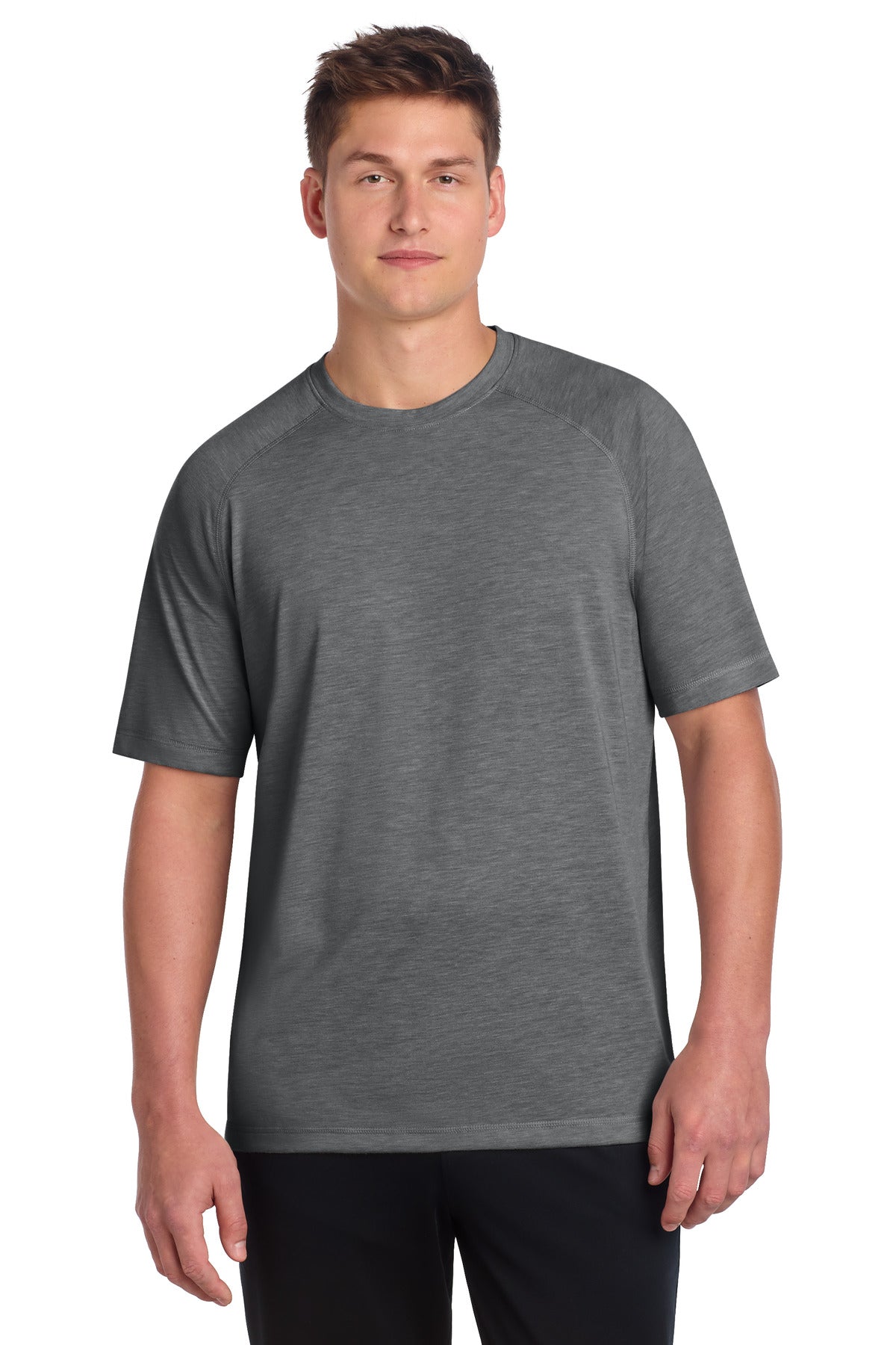 Sport-Tek  PosiCharge  Tri-Blend Wicking Raglan Tee