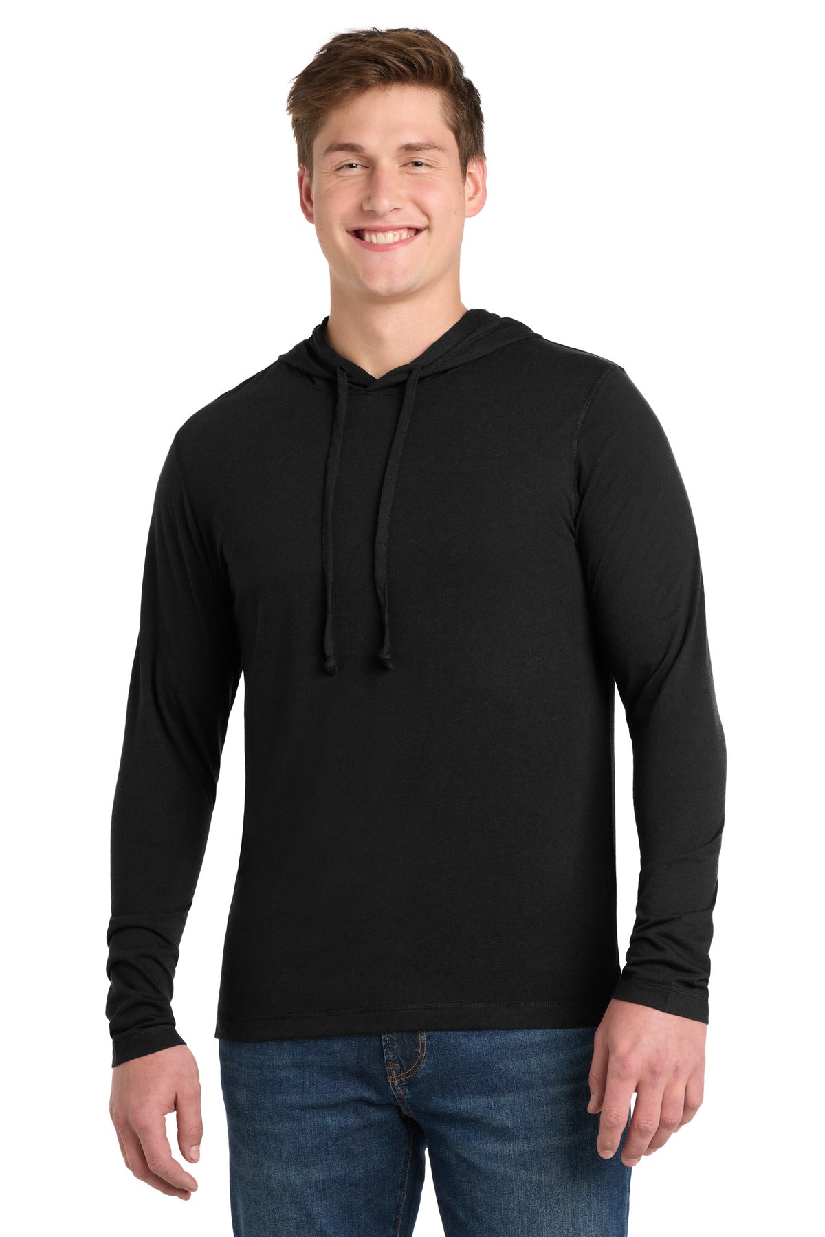 Sport-Tek  PosiCharge  Tri-Blend Wicking Long Sleeve Hoodie