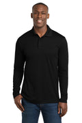 Sport-Tek  PosiCharge  RacerMesh  Long Sleeve Polo