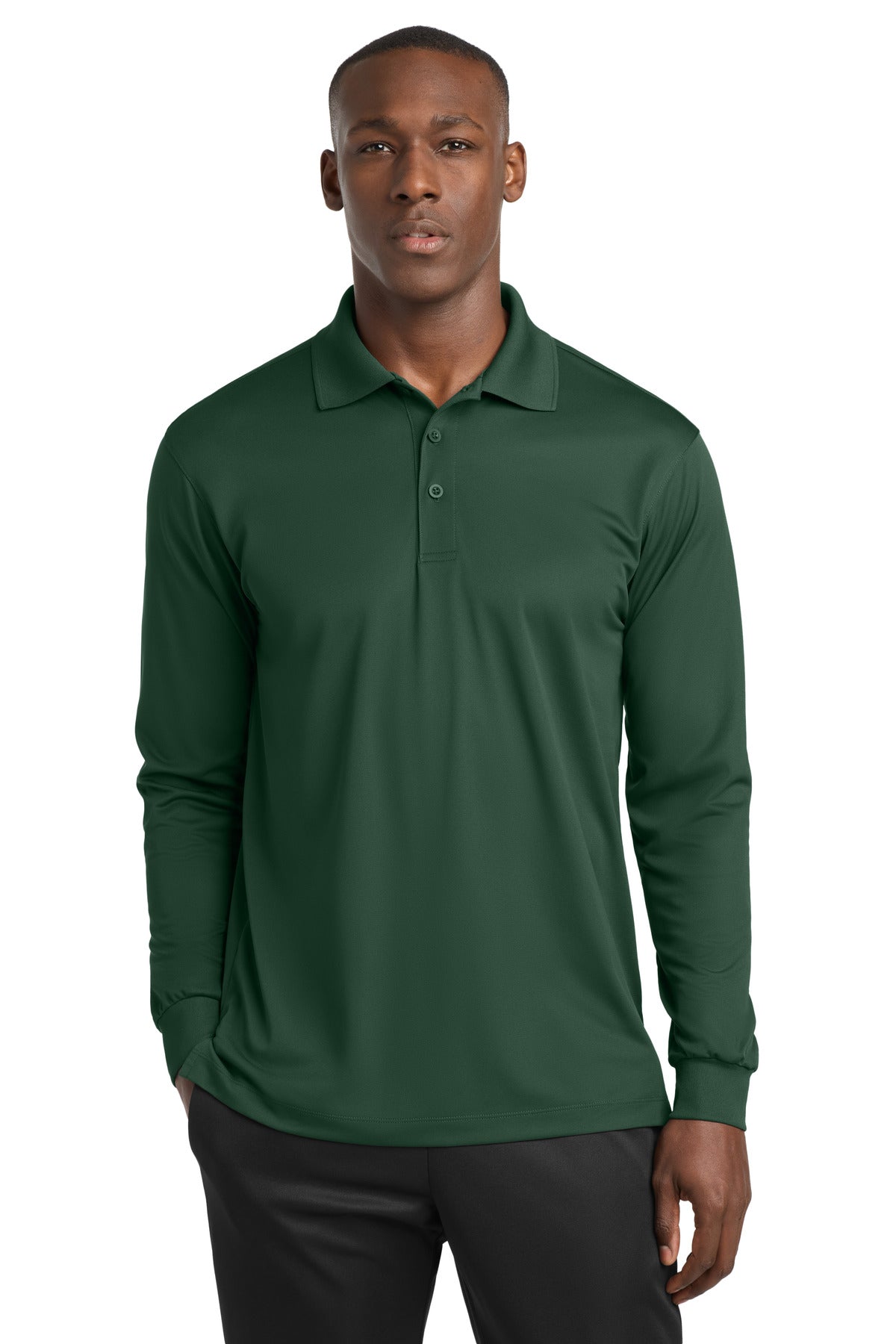 Sport-Tek Long Sleeve Micropique Sport-Wick Polo