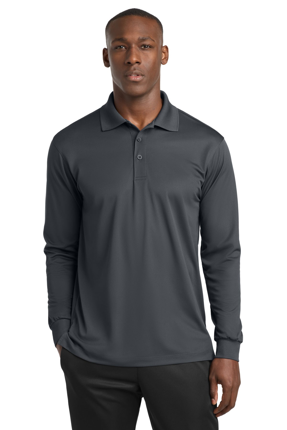 Sport-Tek Long Sleeve Micropique Sport-Wick Polo