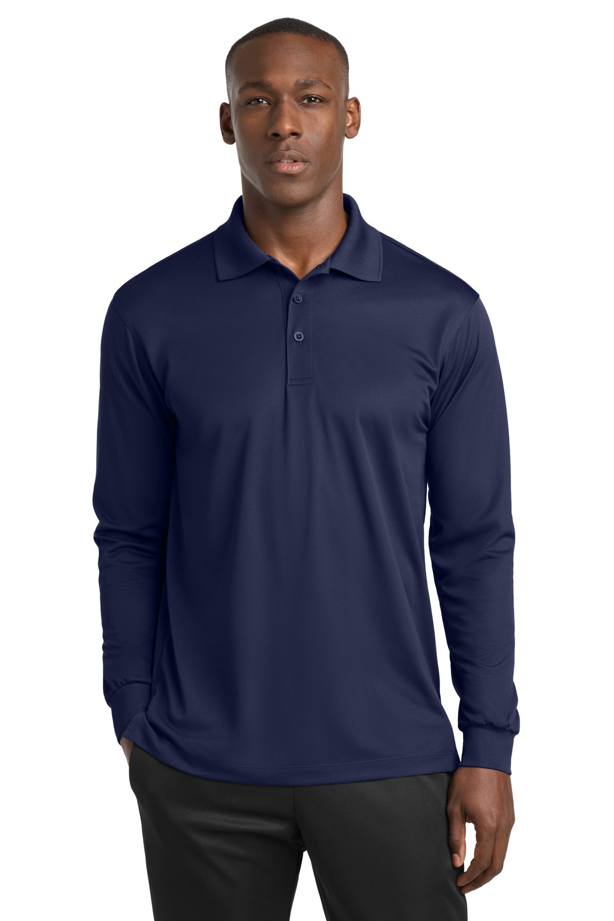Sport-Tek Long Sleeve Micropique Sport-Wick Polo
