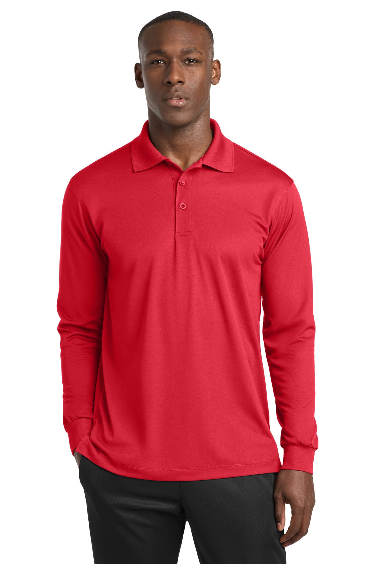 Sport-Tek Long Sleeve Micropique Sport-Wick Polo