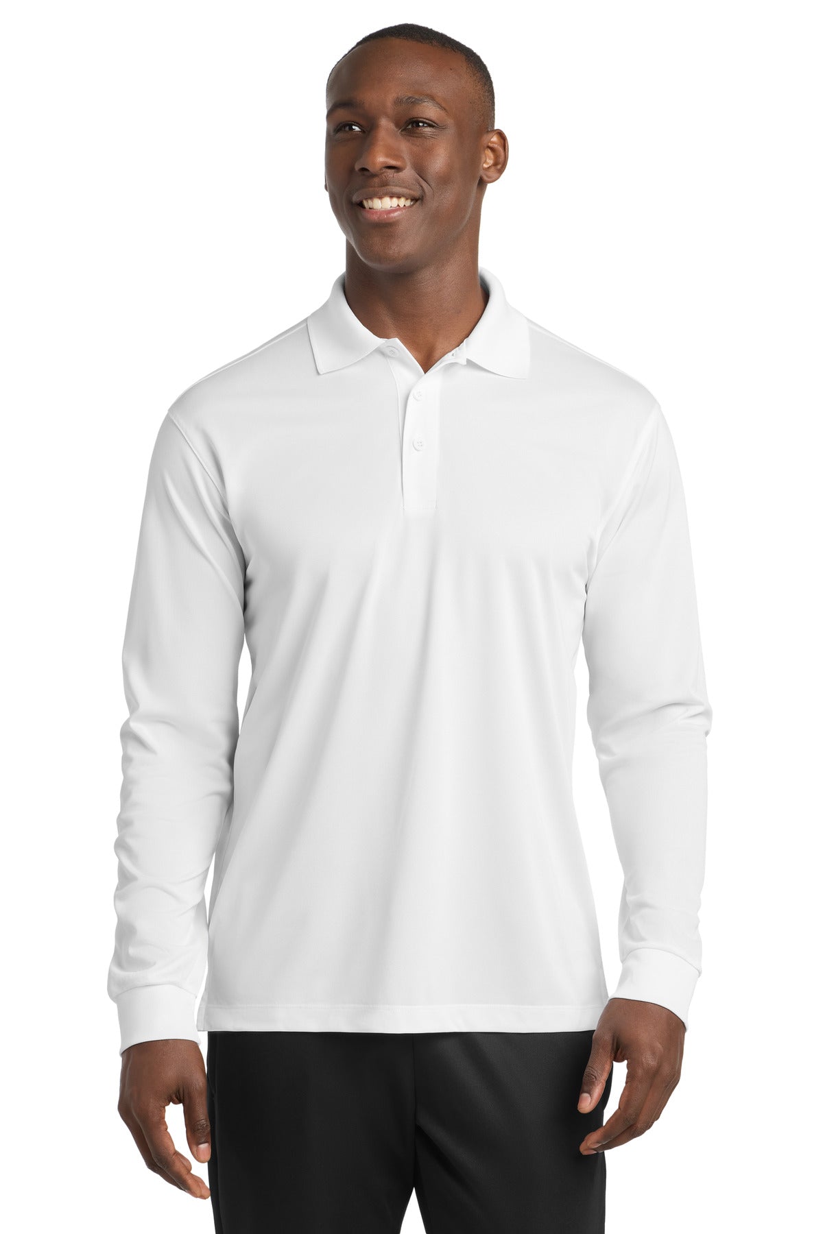 Sport-Tek Long Sleeve Micropique Sport-Wick Polo