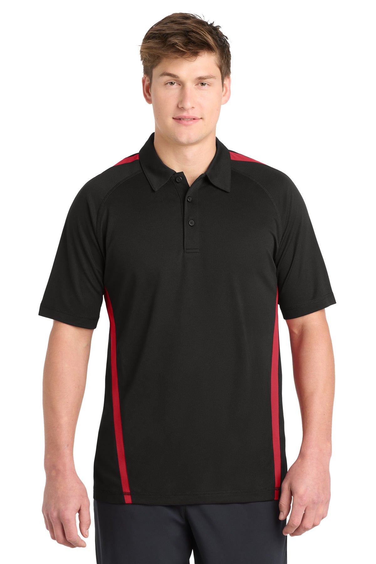Sport-Tek PosiCharge Micro-Mesh Colorblock Polo