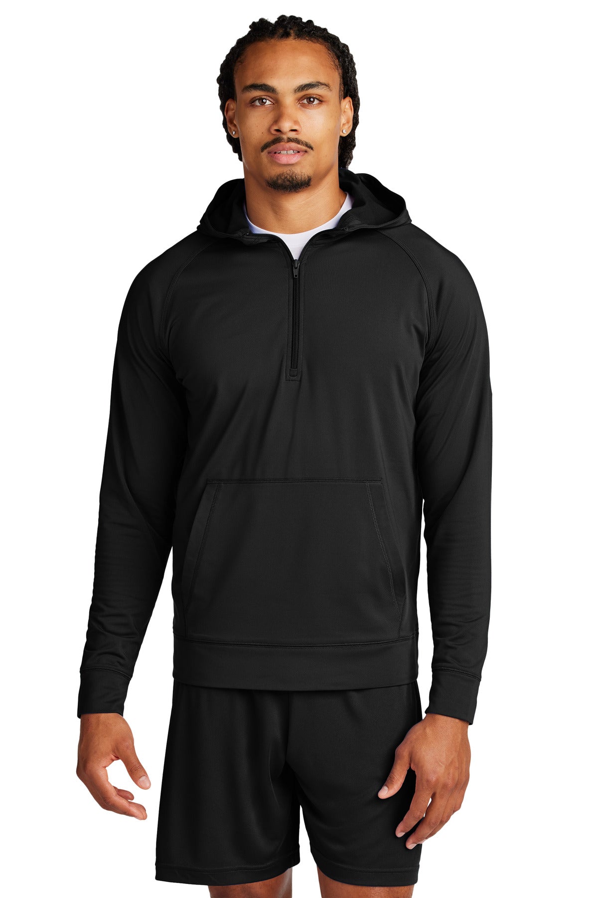 Sport-Tek Sport-Wick Stretch 1/2-Zip Hoodie