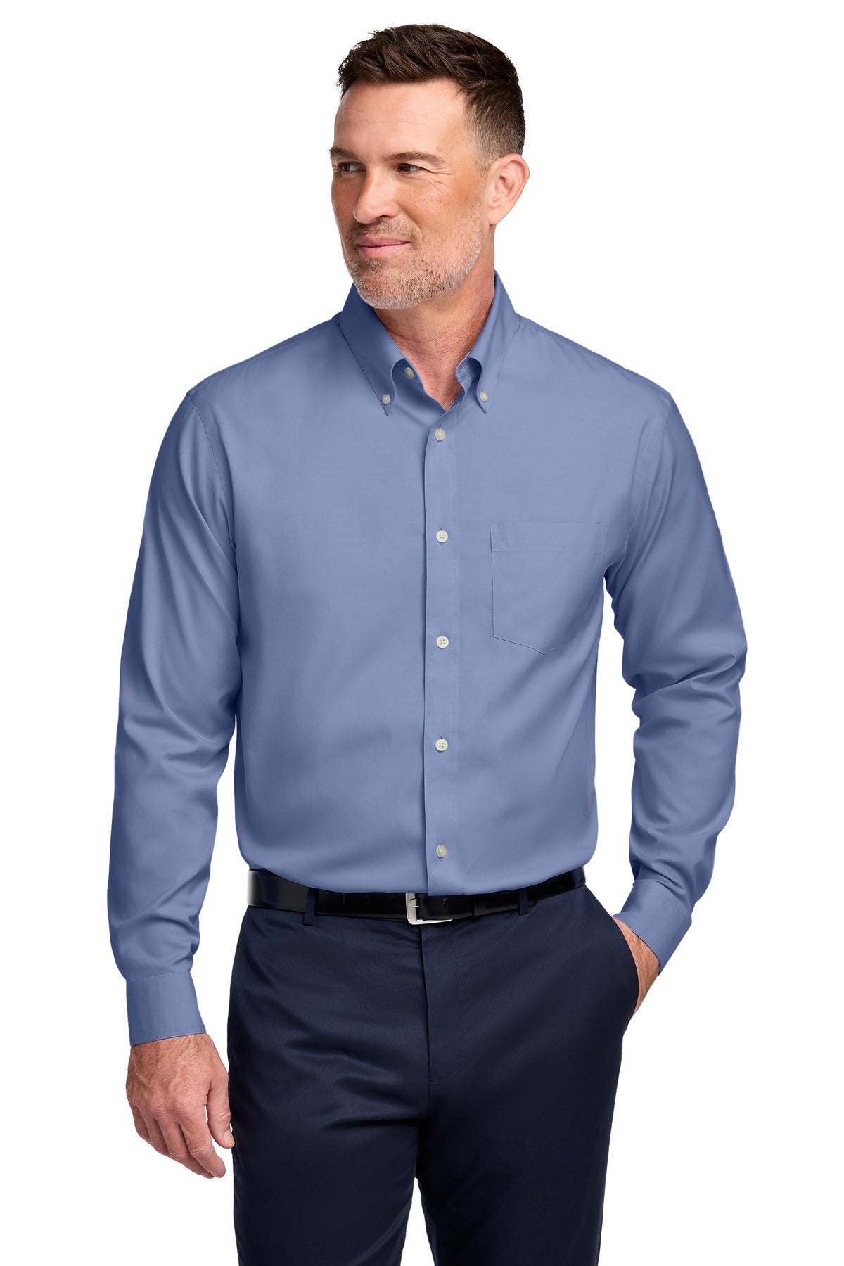 Brooks Brothers Tall Wrinkle-Free Stretch Pinpoint Shirt