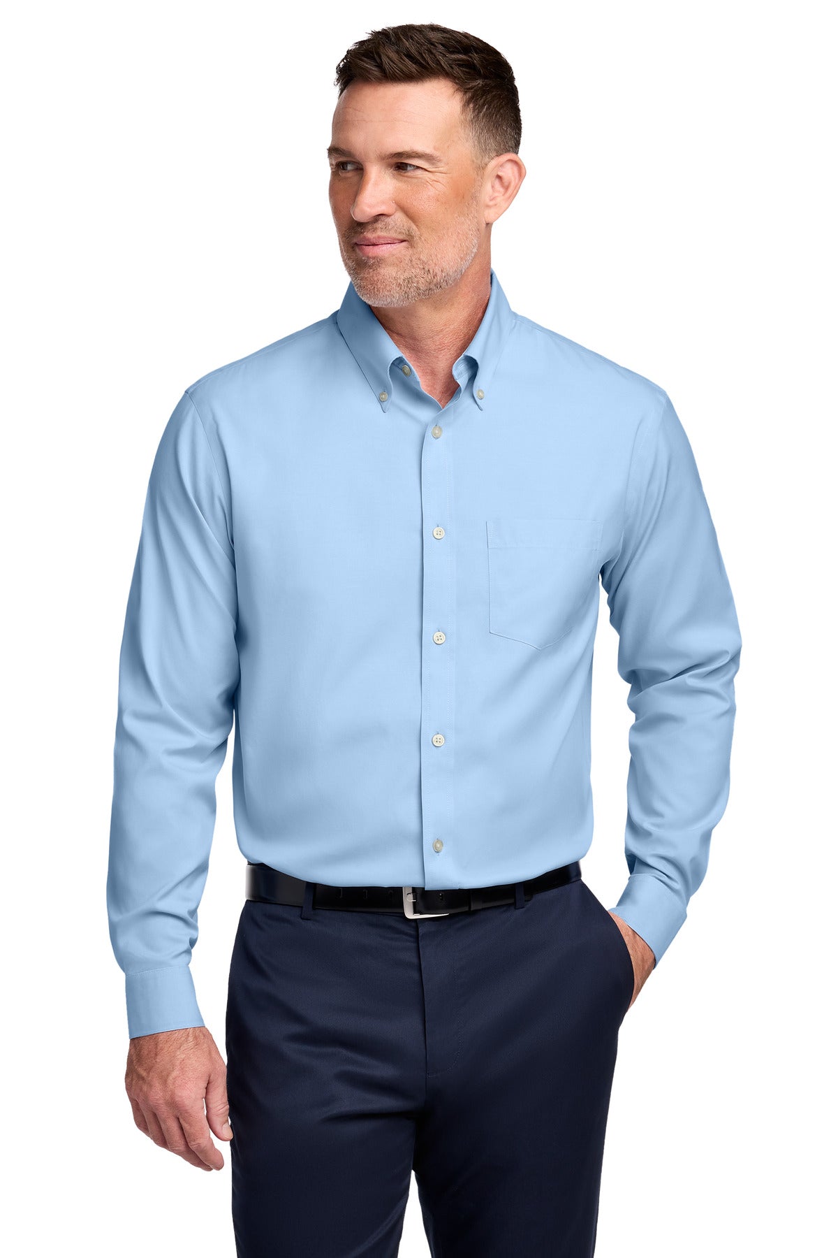 Brooks Brothers Tall Wrinkle-Free Stretch Pinpoint Shirt