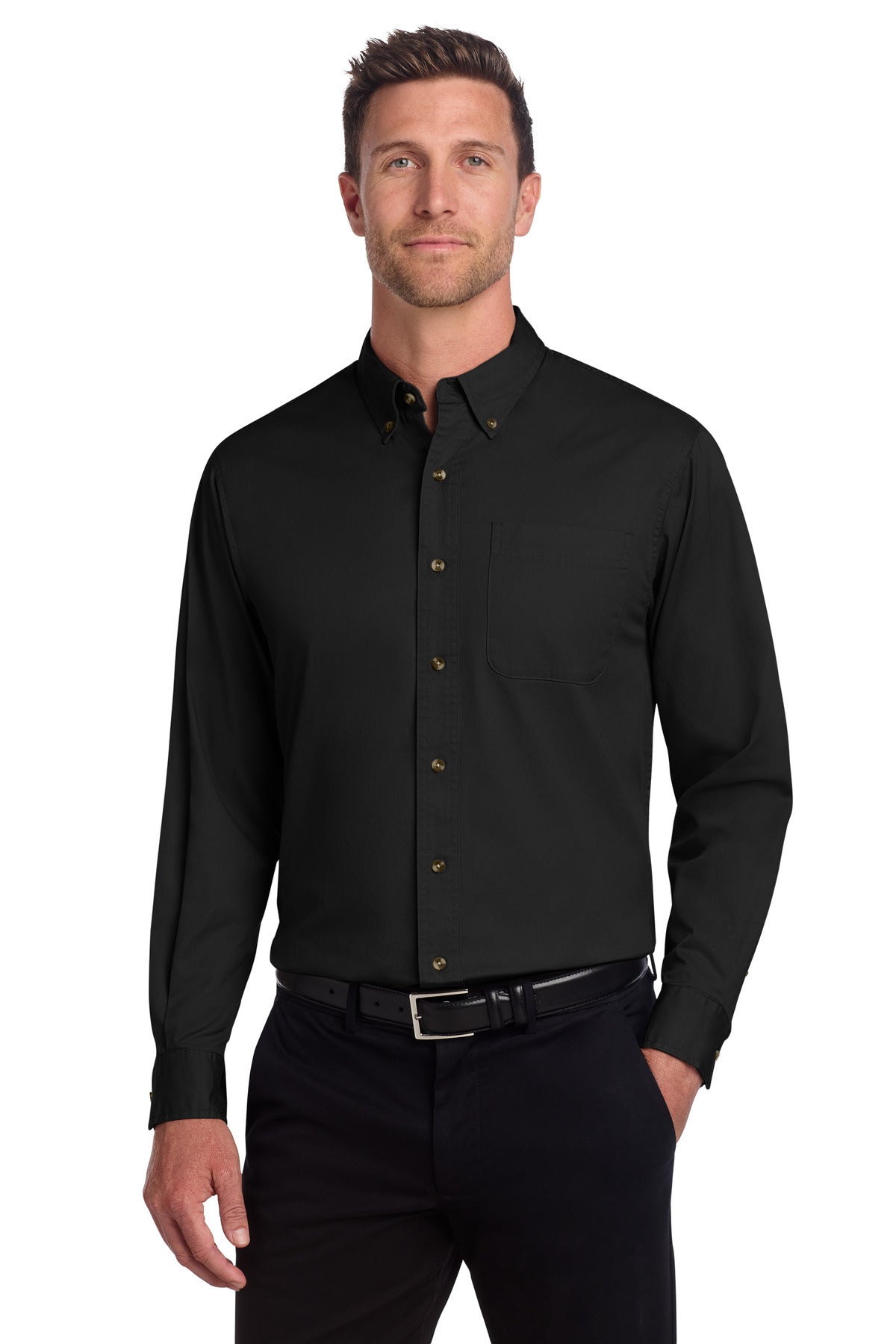 Port Authority Tall Long Sleeve Twill Shirt
