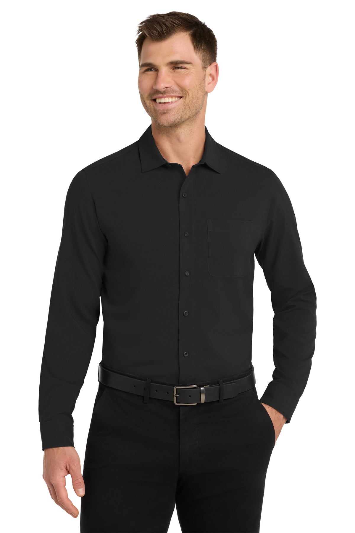 Port Authority  Long Sleeve Performance Staff Shirt