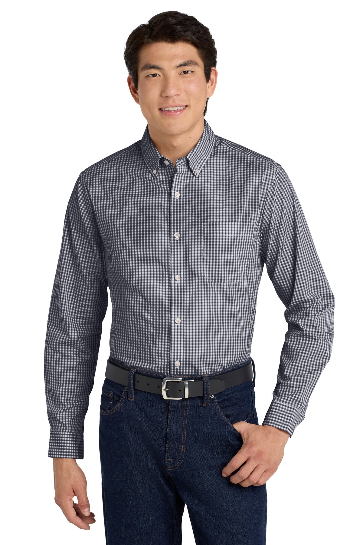 Port Authority  Broadcloth Gingham Easy Care Shirt