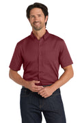 Port Authority Short Sleeve SuperPro React Twill Shirt