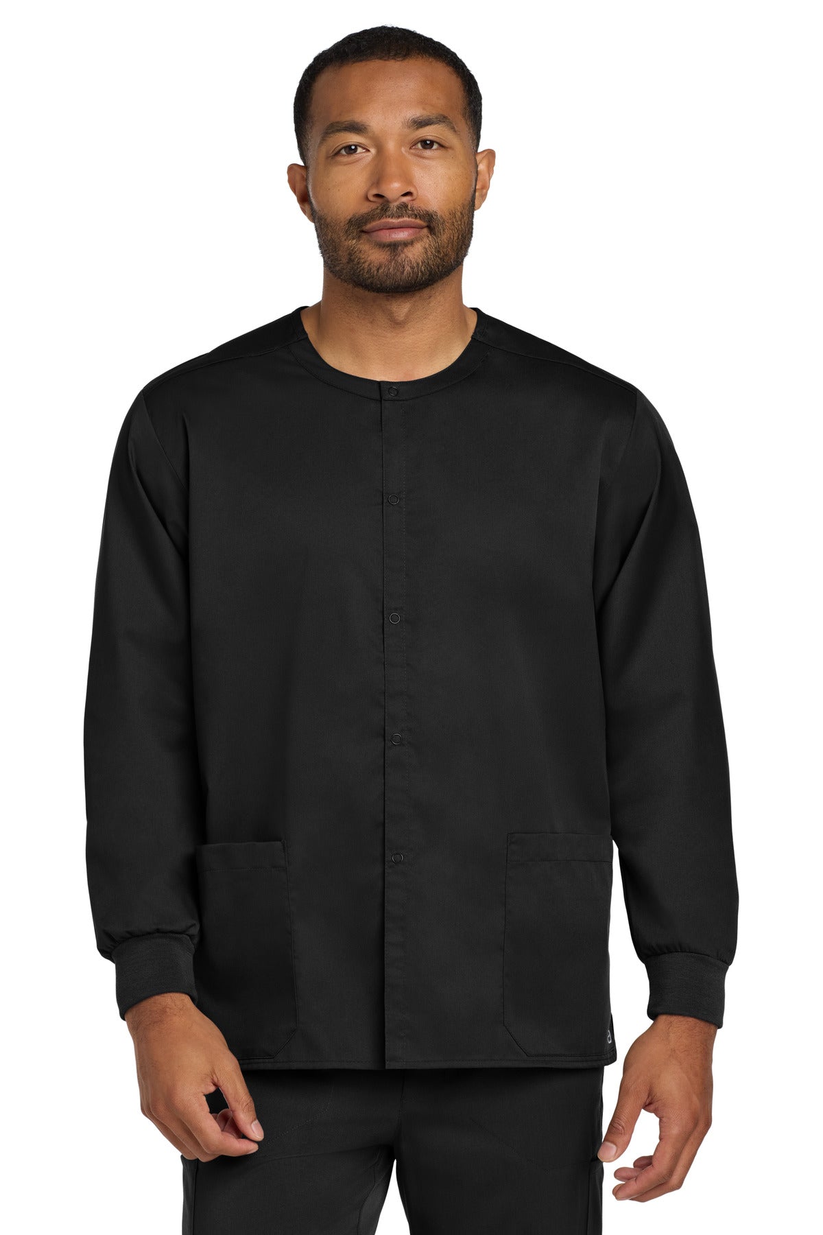 Wink Unisex WorkFlex Snap-Front Scrub Jacket