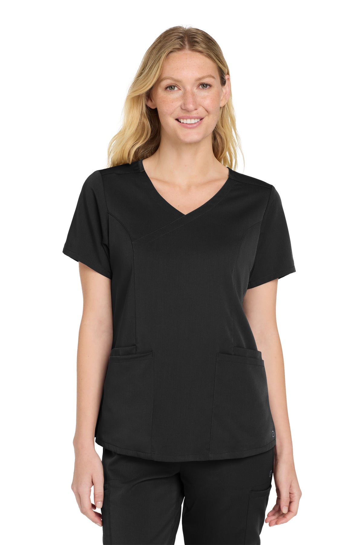 Wink Women's Premiere Flex Mock Wrap Top